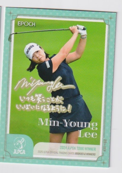 2025 イ・ミニョン EPOCH JLPGA ROOKIES & WINNERS #PR-11 プロモーション 533_画像1