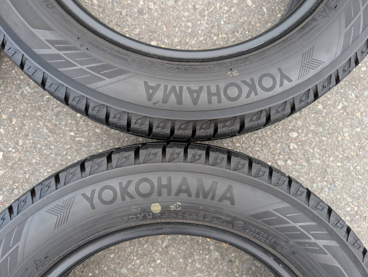 スタッドレスタイヤ YOKOHAMA ICE GUARD 6 IG60 175/65R15 15インチ 2022年後半製 中古 4本 ヤリス・フィット・デミオなど_画像9
