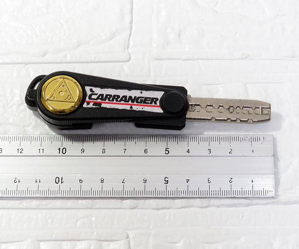 【玩具中古品】BANDAI / バンダイ：激走戦隊カーレンジャー：変身ブレス アクセルチェンジャー アクセルキー のみ：1995年 当時物_画像3