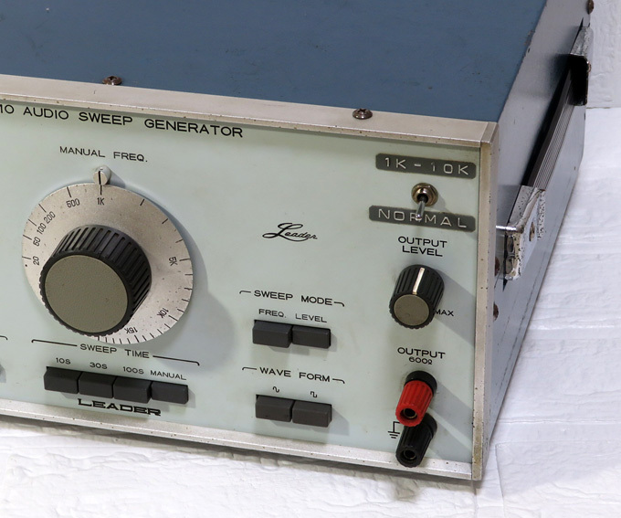 【中古現(xiàn)狀品】LEADER / リーダー：AUDIO SWEEP GENERATOR / オーディオ スイープ ジェネレーター LSW-110：周波數(shù)特性測(cè)定器：動(dòng)作未確認(rèn)