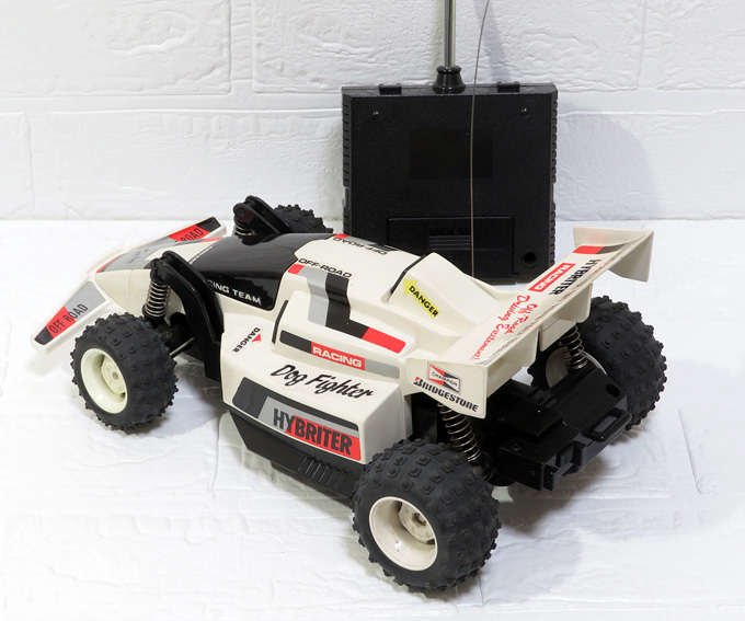 [ игрушка б/у утиль ] Showa Retro : подлинная вещь : Yonezawa радиоконтроллер гибрид ta-: радио контроль машина super wave Runner :1/15