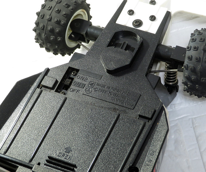 [ игрушка б/у утиль ] Showa Retro : подлинная вещь : Yonezawa радиоконтроллер гибрид ta-: радио контроль машина super wave Runner :1/15