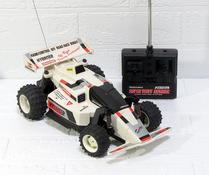 [ игрушка б/у утиль ] Showa Retro : подлинная вещь : Yonezawa радиоконтроллер гибрид ta-: радио контроль машина super wave Runner :1/15