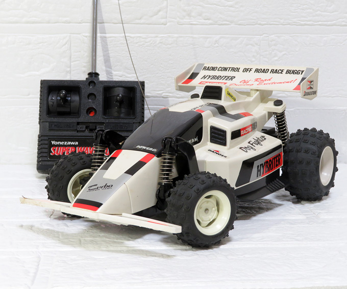 [ игрушка б/у утиль ] Showa Retro : подлинная вещь : Yonezawa радиоконтроллер гибрид ta-: радио контроль машина super wave Runner :1/15