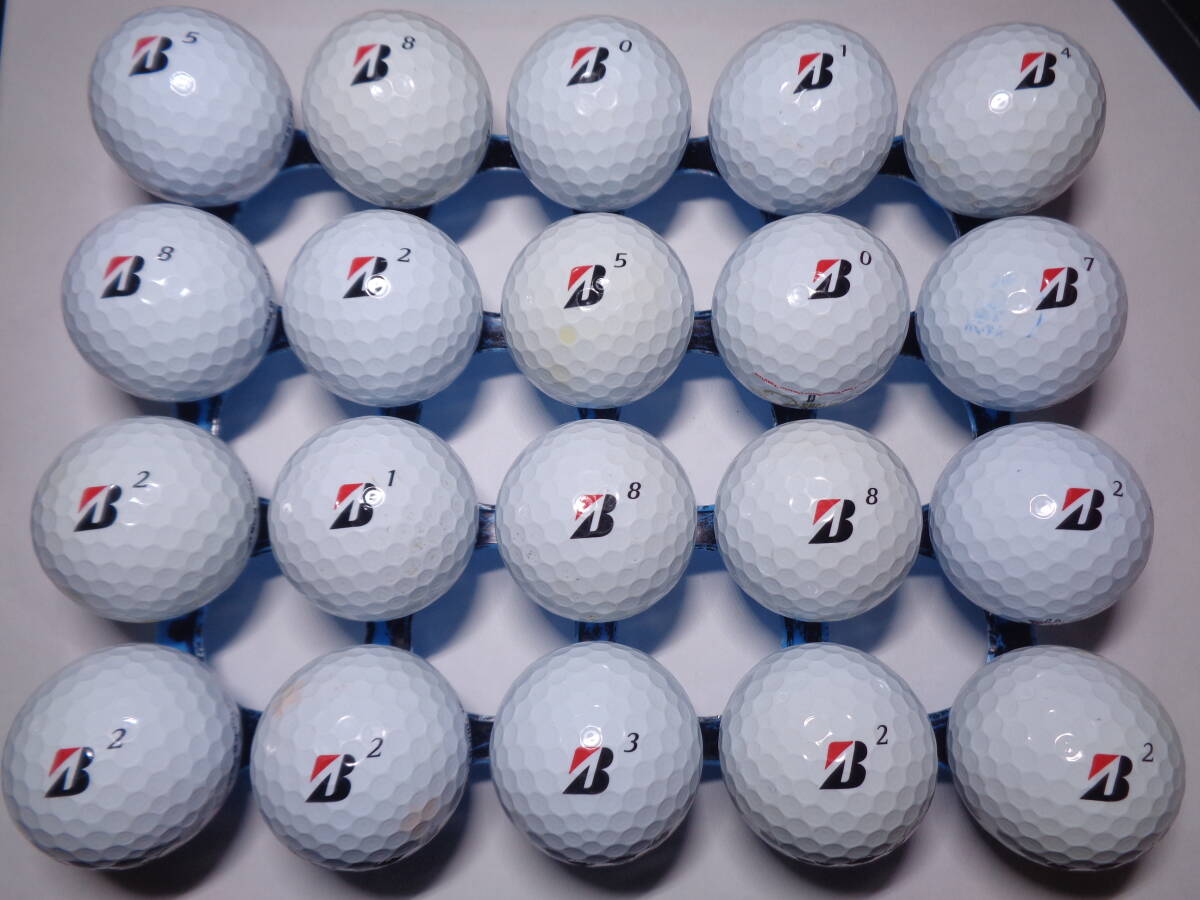 [1017013] ブリヂストン ツアービーエックスエス 22年 BRIDGESTONE TOUR BXS 20球 ロストボール 【中古】_画像2