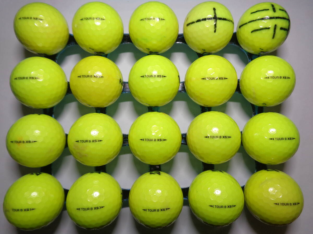 [1024014] ブリヂストン ツアービーエックスエス 22年 BRIDGESTONE TOUR BXS 20球 ロストボール 【中古】_画像3