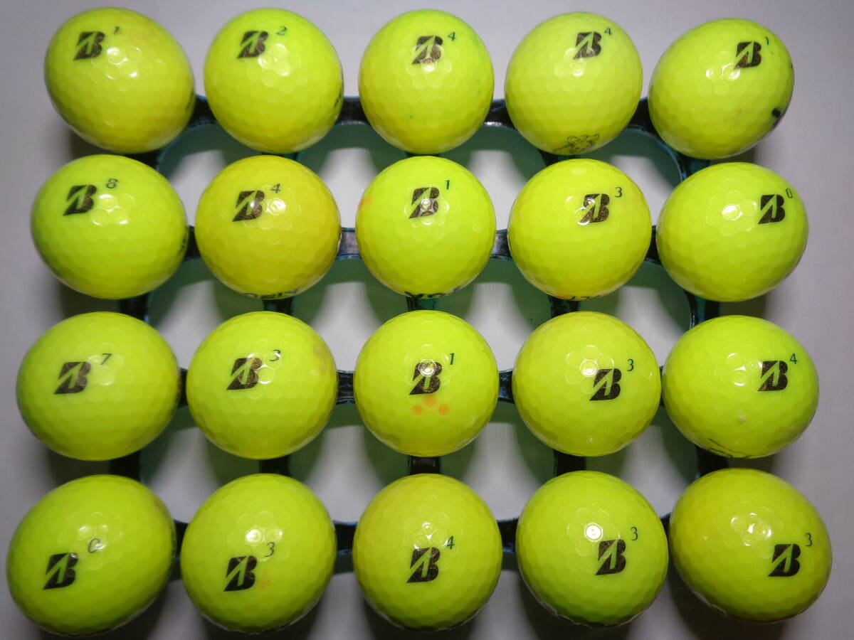 [1024014] ブリヂストン ツアービーエックスエス 22年 BRIDGESTONE TOUR BXS 20球 ロストボール 【中古】_画像2