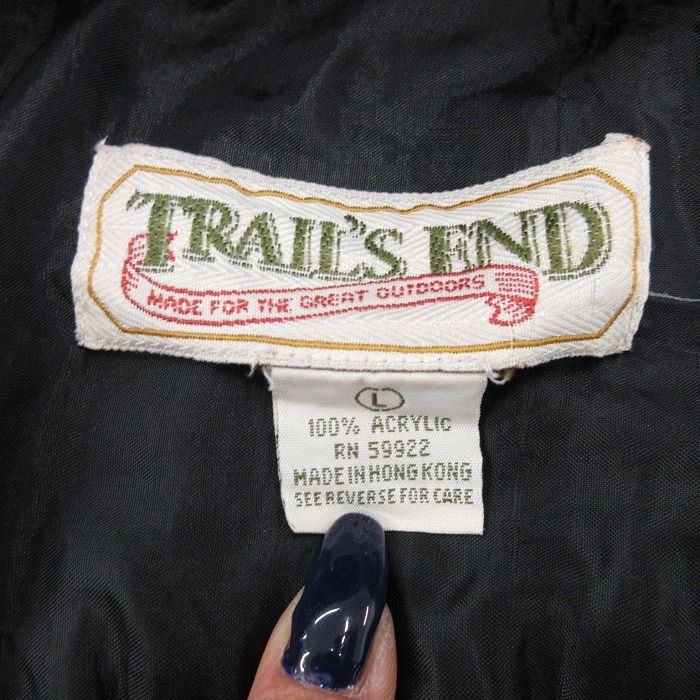 XL/古着 長袖 シャツ メンズ 赤他 レッド チェック 25oct02 中古 トップス_画像4