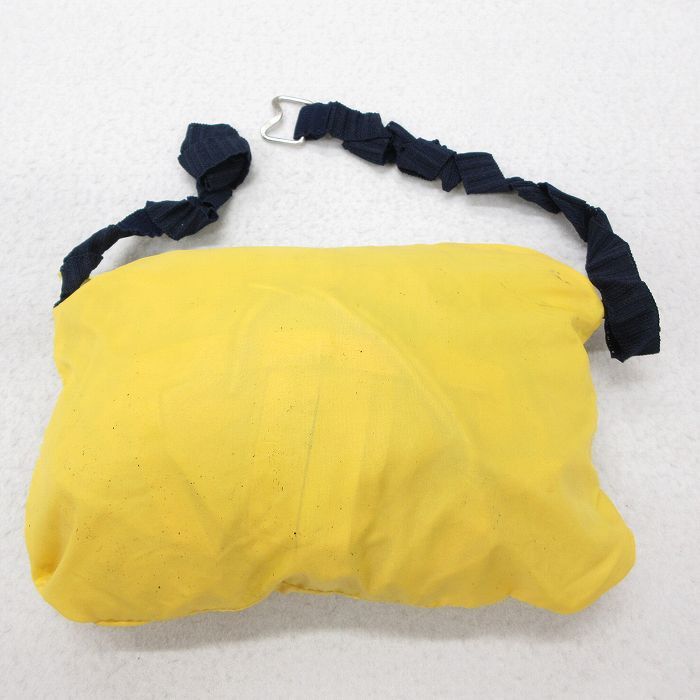 L/古着 ラコステ LACOSTE 長袖 ナイロン ジャケット アノラック パーカー メンズ ワンポイントロゴ 黄 イエロー 25sep29 中古 アウター ウ_画像5