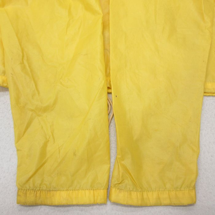 L/古着 ラコステ LACOSTE 長袖 ナイロン ジャケット アノラック パーカー メンズ ワンポイントロゴ 黄 イエロー 25sep29 中古 アウター ウ_画像9