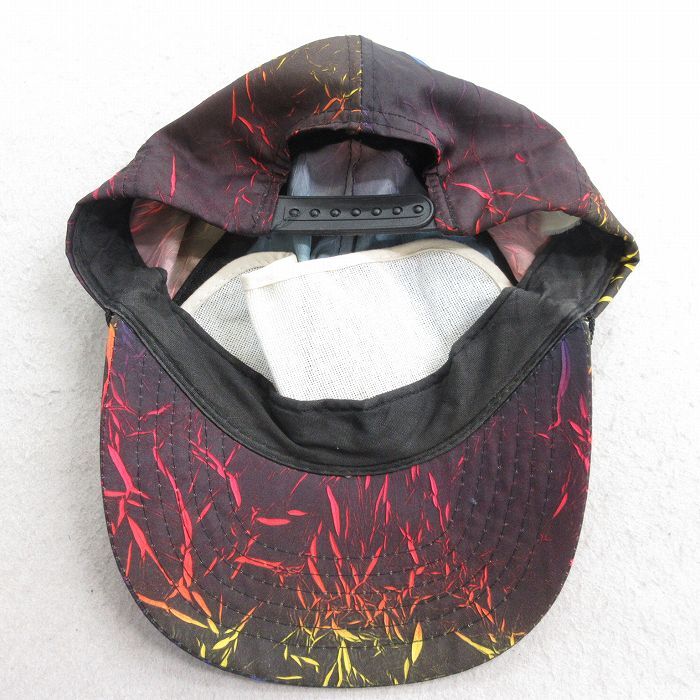 中古 キャップ 90s Kiamichi 総柄 黒他 ブラック 25oct04_画像2