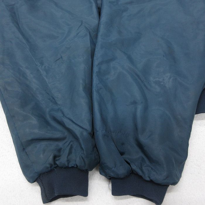XL/古着 長袖 ナイロン ジャケット メンズ 90s Schafers ラグラン 紺 ネイビー 内側キルティング 25oct08 中古 アウター ウインドブレーカ_画像8