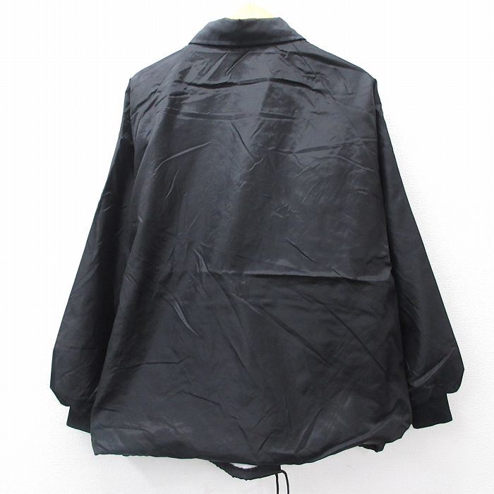 XL/古着 長袖 ナイロン ジャケット メンズ 90s DOTY BROS ラグラン 大きいサイズ 黒 ブラック 25oct14 中古 アウター ウインドブレーカー_画像2