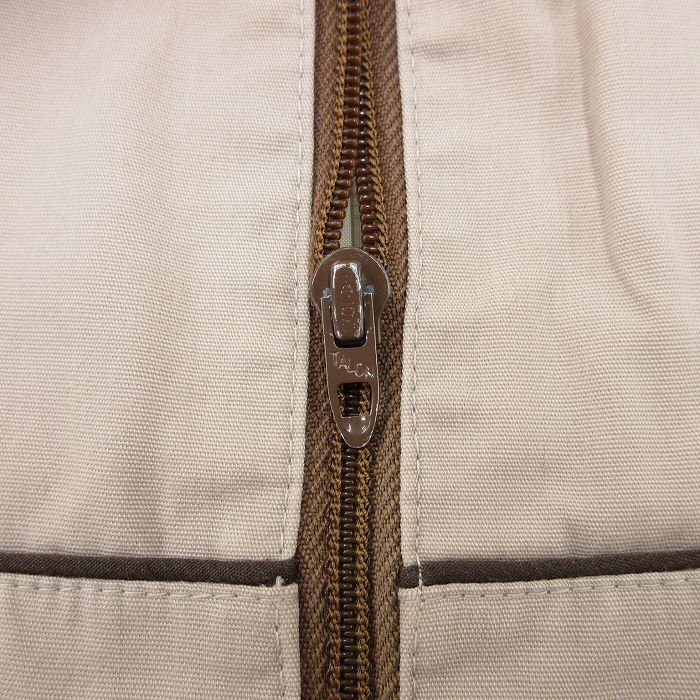 M/古着 ロンドンフォグ 長袖 ジャケット メンズ 80s タロン ベージュ カーキ 25oct10 中古 アウター ジャンパー ブルゾン_画像3