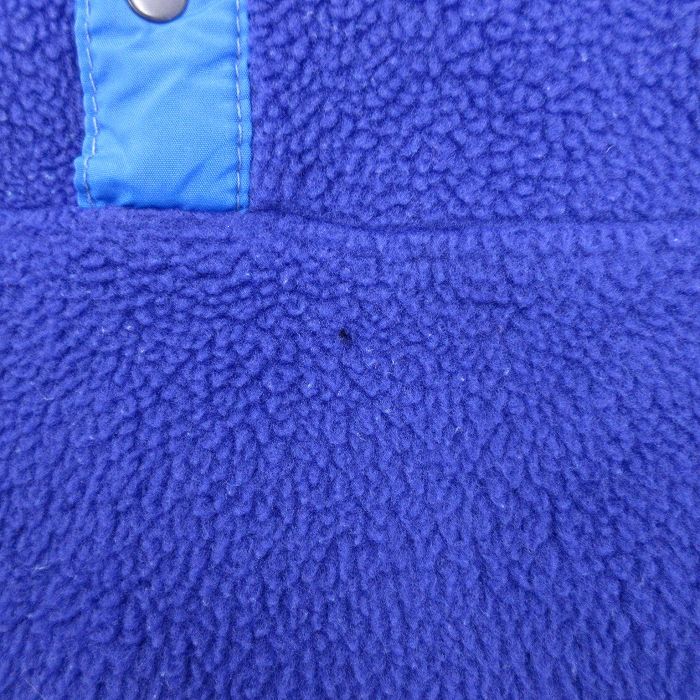 S/古着 パタゴニア patagonia 長袖 フリース ジャケット スナップT メンズ 80s ワンポイントロゴ 青 ブルー spe 25oct15 中古 アウター_画像7