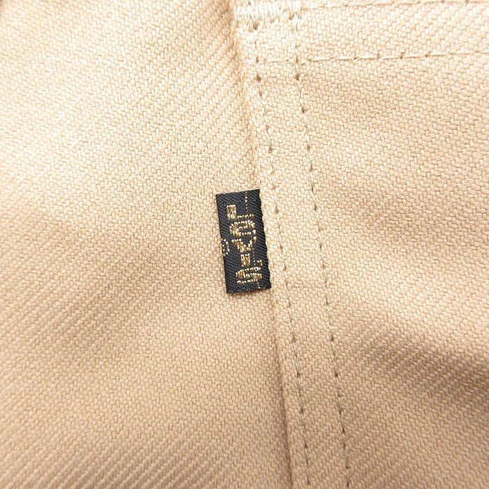 W36/古着 リーバイス Levis パンツ メンズ 80s タロン ベージュ カーキ 25oct14 中古 ボトムス ロング_画像4