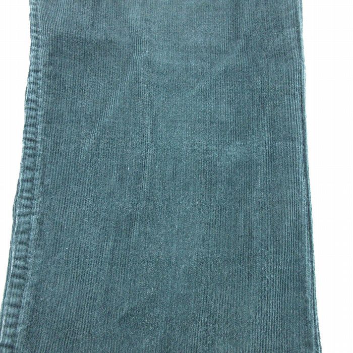 W34/古着 リーバイス Levis 519 コーデュロイ パンツ メンズ 80s タロン 濃緑系 グリーン spe 25oct15 中古 ボトムス ロング_画像7