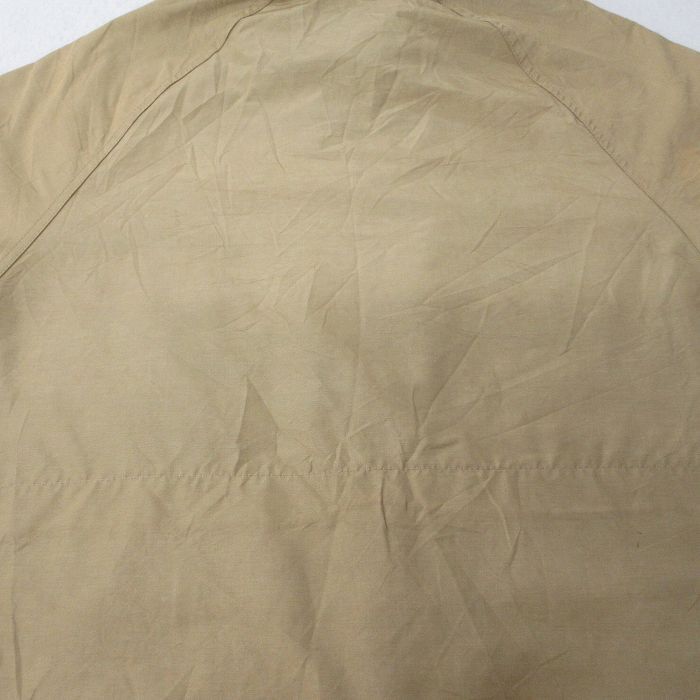 M/古着 ウールリッチ 長袖 マウンテン ジャケット パーカー メンズ 90s ラグラン ロング丈 ロクヨンクロス ベージュ カーキ 内側ウール 25o_画像10