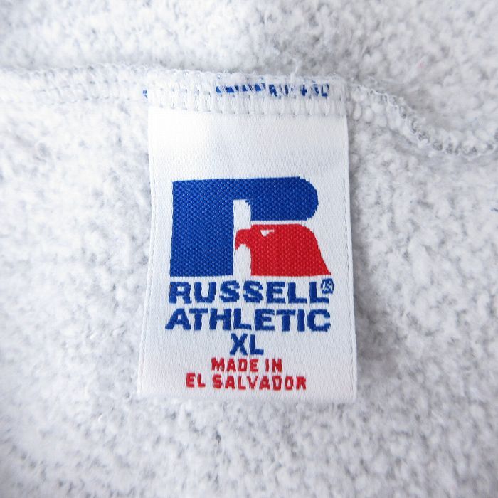 W34/古着 ラッセル スウェット パンツ メンズ 00s 無地 グレー 霜降り 25oct21 中古 ボトムス ロング_画像2