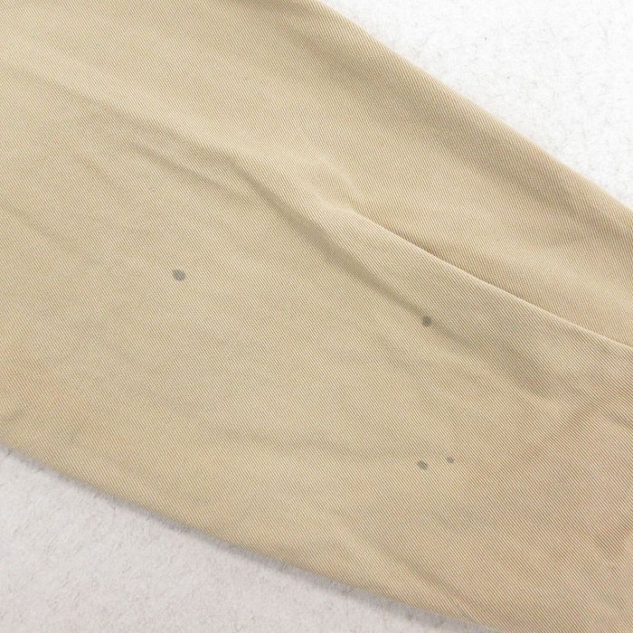 M/古着 長袖 ビンテージ ミリタリー シャツ メンズ 50s コットン ベージュ カーキ 25oct22 中古 トップス_画像6