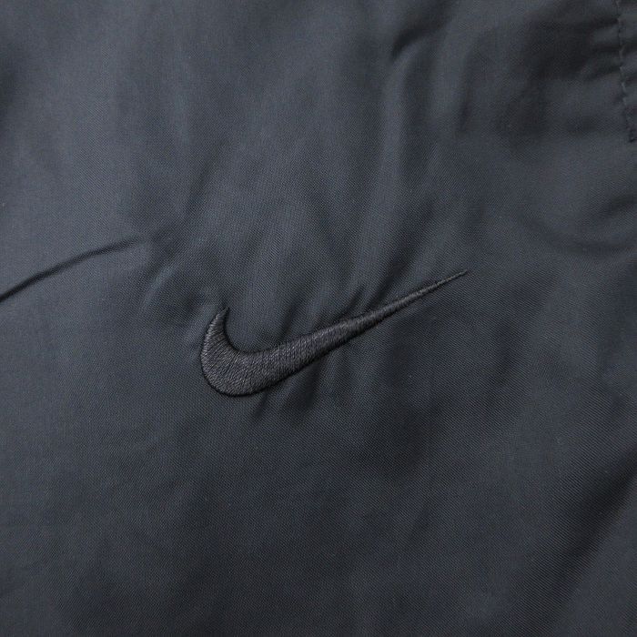 W34/古着 ナイキ NIKE ナイロン パンツ メンズ 00s ワンポイントロゴ 黒 ブラック 25oct28 中古 ボトムス ロング_画像2