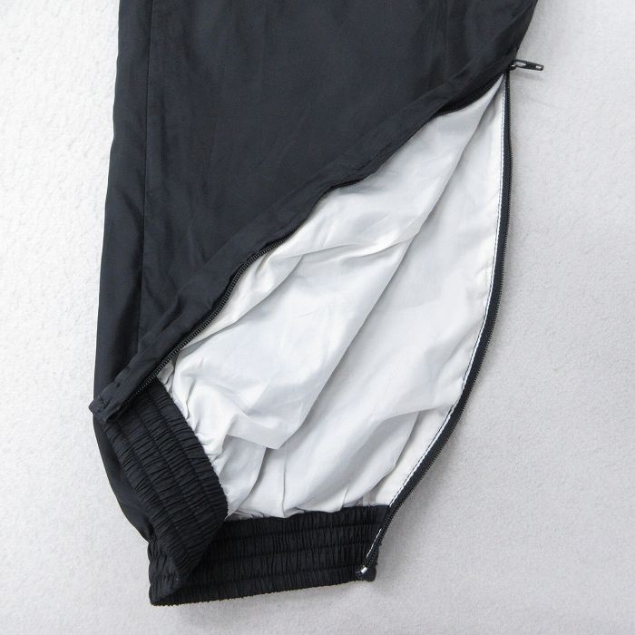 W34/古着 ナイキ NIKE ナイロン パンツ メンズ 00s ワンポイントロゴ 黒 ブラック 25oct28 中古 ボトムス ロング_画像3