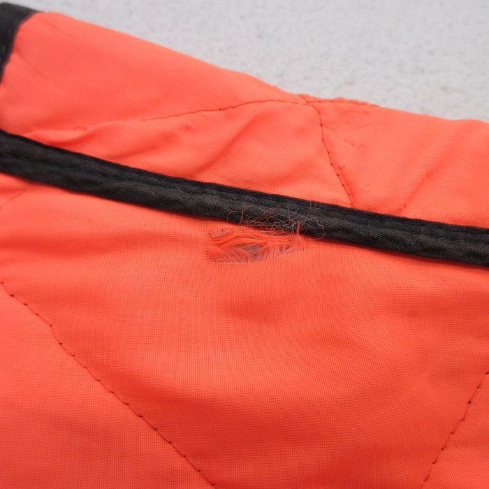 L/古着 エンパイア キルティング ベスト メンズ 80s ウッドランド 緑 グリーン 迷彩 25oct24 中古 アウター_画像8