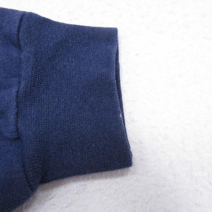 XL/古着 リー Lee 長袖 スウェット メンズ 00s 無地 大きいサイズ クルーネック 紺 ネイビー 25oct27 中古 スエット トレーナー トップス_画像3