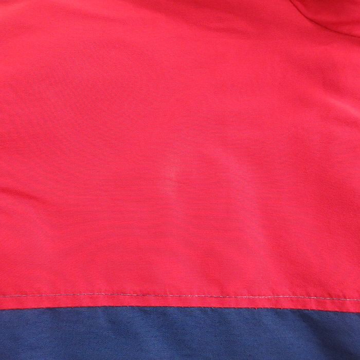 M/古着 ジェリー GERRY 長袖 ナイロン ジャケット メンズ 90s CYCLONE ツートンカラー 赤他 レッド 内側フリース 25oct28 中古 アウター_画像8