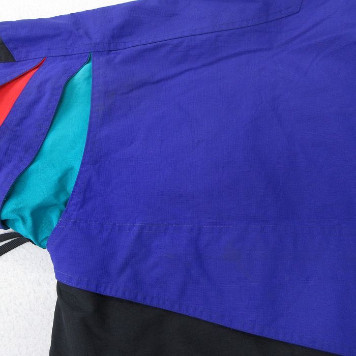 L/古着 ヘリーハンセン 長袖 ナイロン ジャケット メンズ シンサレート エキップ ロング丈 黒他 ブラック 内側メッシュ 25oct28 中古 アウ_画像8