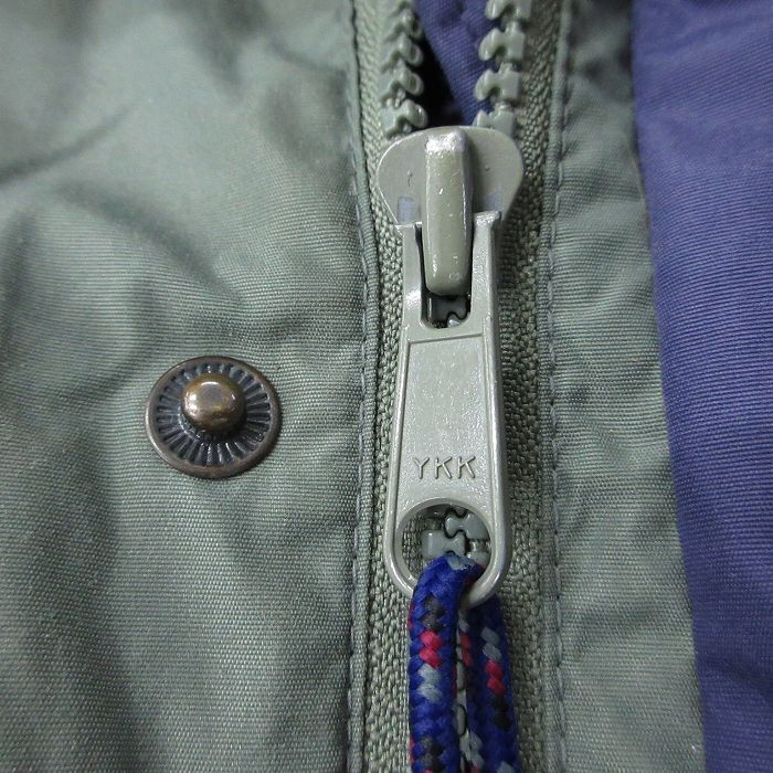 XL/古着 コロンビア 長袖 ナイロン ジャケット メンズ 90s Gizzmo ロング丈 濃緑他 グリーン 25oct28 中古 アウター_画像4