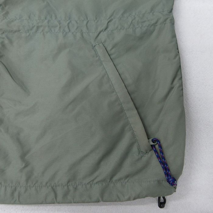 XL/古着 コロンビア 長袖 ナイロン ジャケット メンズ 90s Gizzmo ロング丈 濃緑他 グリーン 25oct28 中古 アウター_画像8