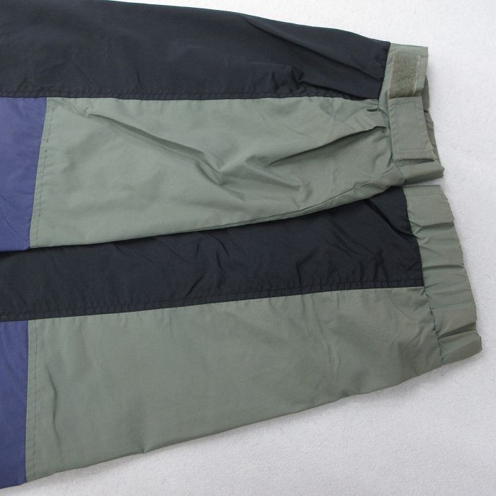 XL/古着 コロンビア 長袖 ナイロン ジャケット メンズ 90s Gizzmo ロング丈 濃緑他 グリーン 25oct28 中古 アウター_画像9