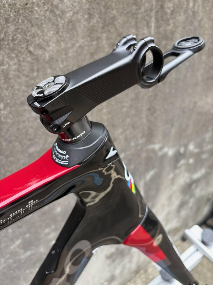 Colnago コルナゴ Concept Disc コンセプト カーボンエアロディスクロード 52s セラミックスピードBB 旧ロゴ 中古美品_画像10