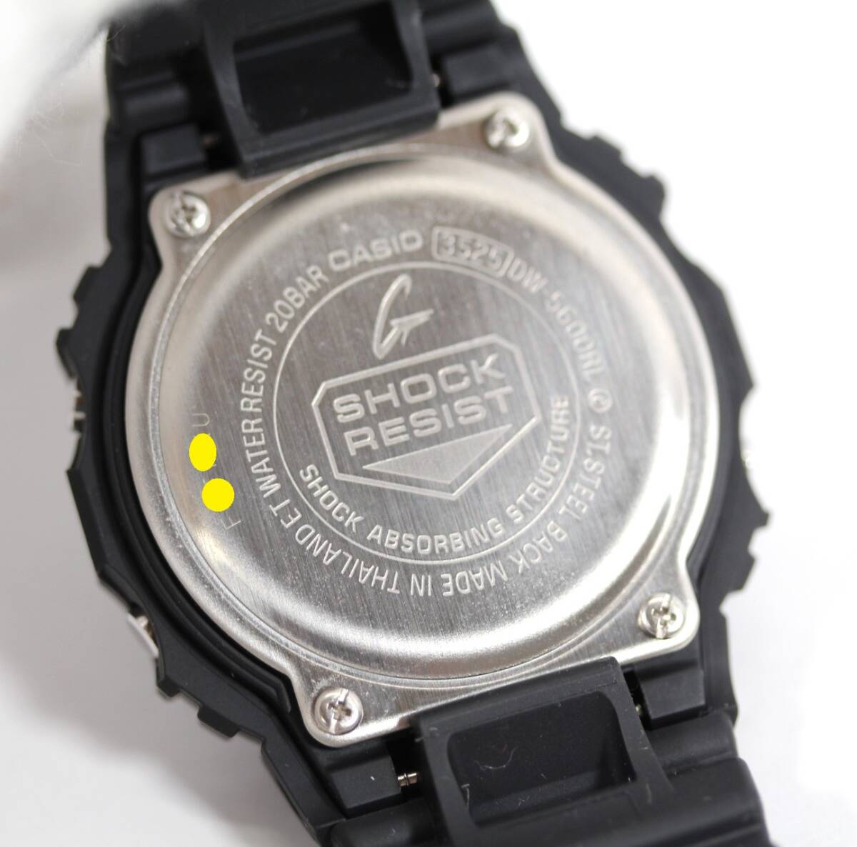 Y7008#◆中古美品◆CASIO カシオ G-SHOCK 5600 Series DW-5600RL-1JF_画像7
