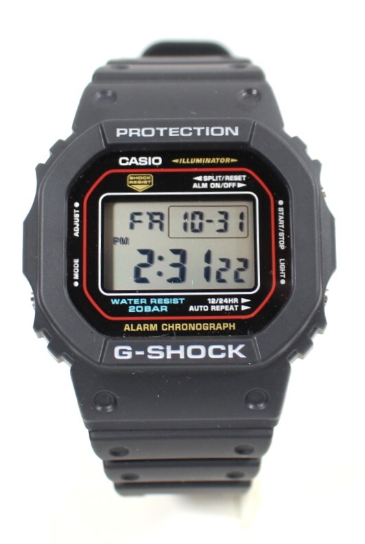 Y7008#◆中古美品◆CASIO カシオ G-SHOCK 5600 Series DW-5600RL-1JF_画像1