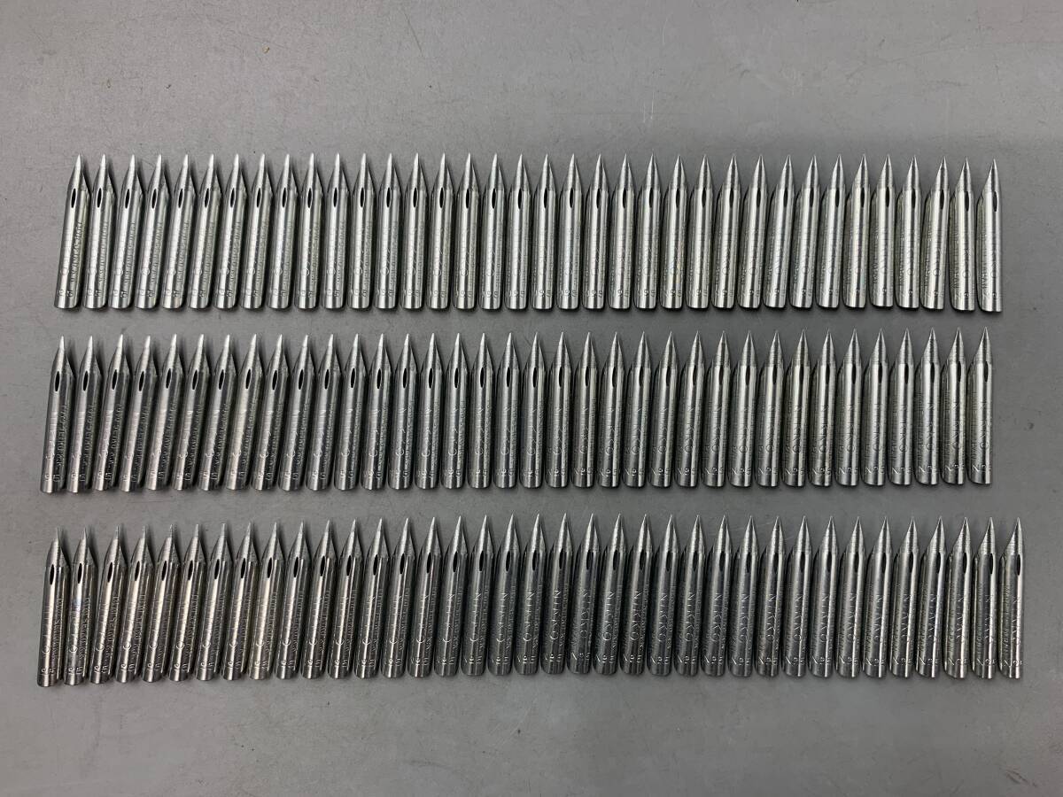 10＃CX/90096　NIKKO PEN 日光 ペン先 昭和レトロ 筆記具　まとめ　現状/未確認　60サイズ_画像4