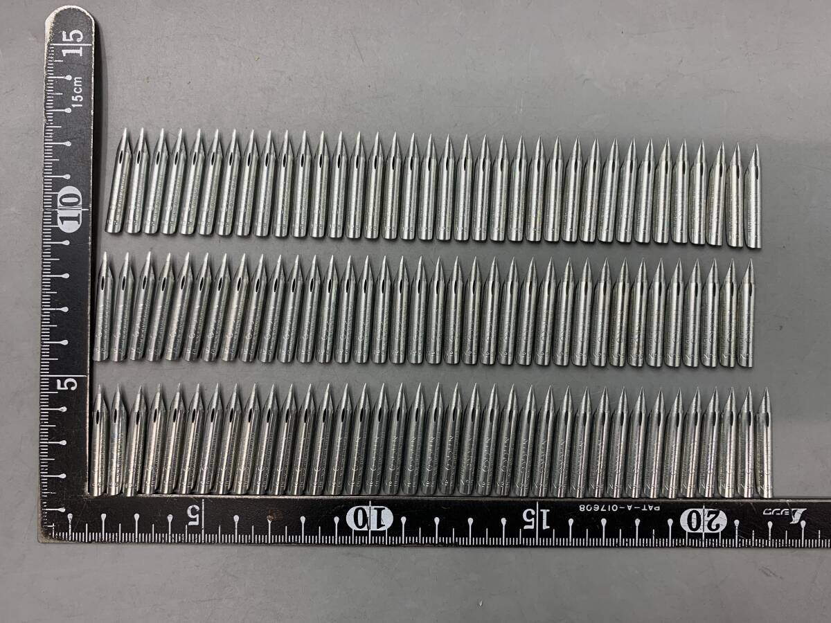 10＃CX/90096　NIKKO PEN 日光 ペン先 昭和レトロ 筆記具　まとめ　現状/未確認　60サイズ_画像5