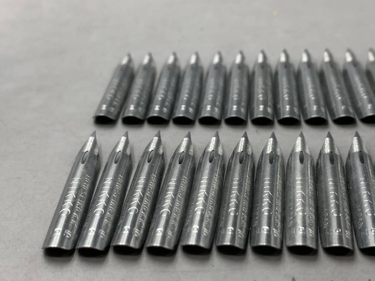 10＃CX/90096　NIKKO PEN 日光 ペン先 昭和レトロ 筆記具　まとめ　現状/未確認　60サイズ_画像8