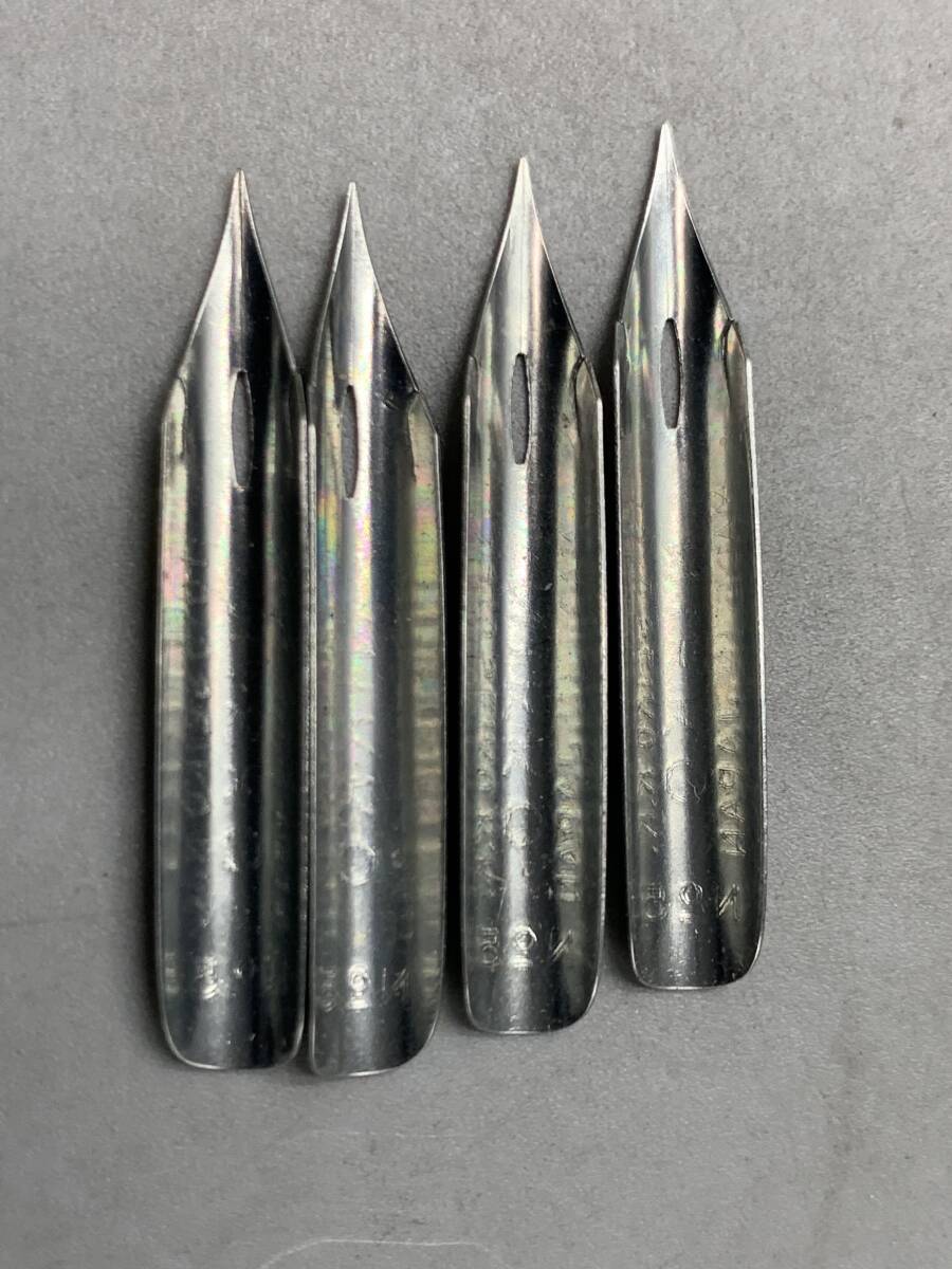 10＃CX/90096　NIKKO PEN 日光 ペン先 昭和レトロ 筆記具　まとめ　現状/未確認　60サイズ_画像7