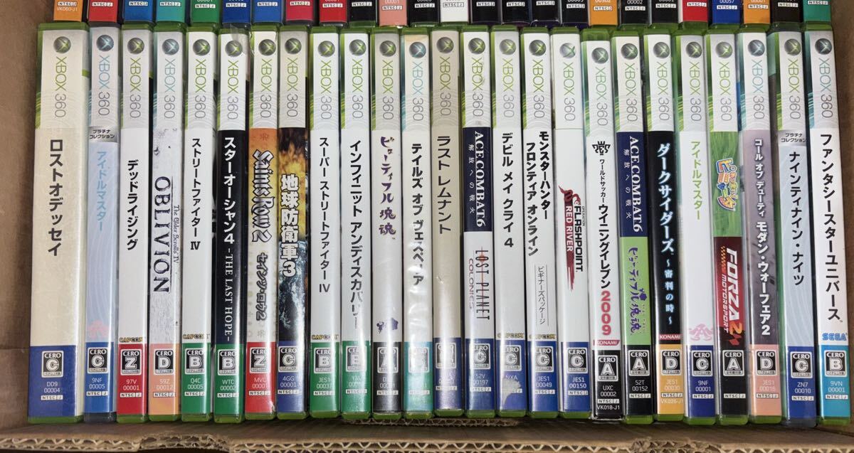 【1円スタート】XBOX360 ゲームソフト 60セット 大量まとめ売り