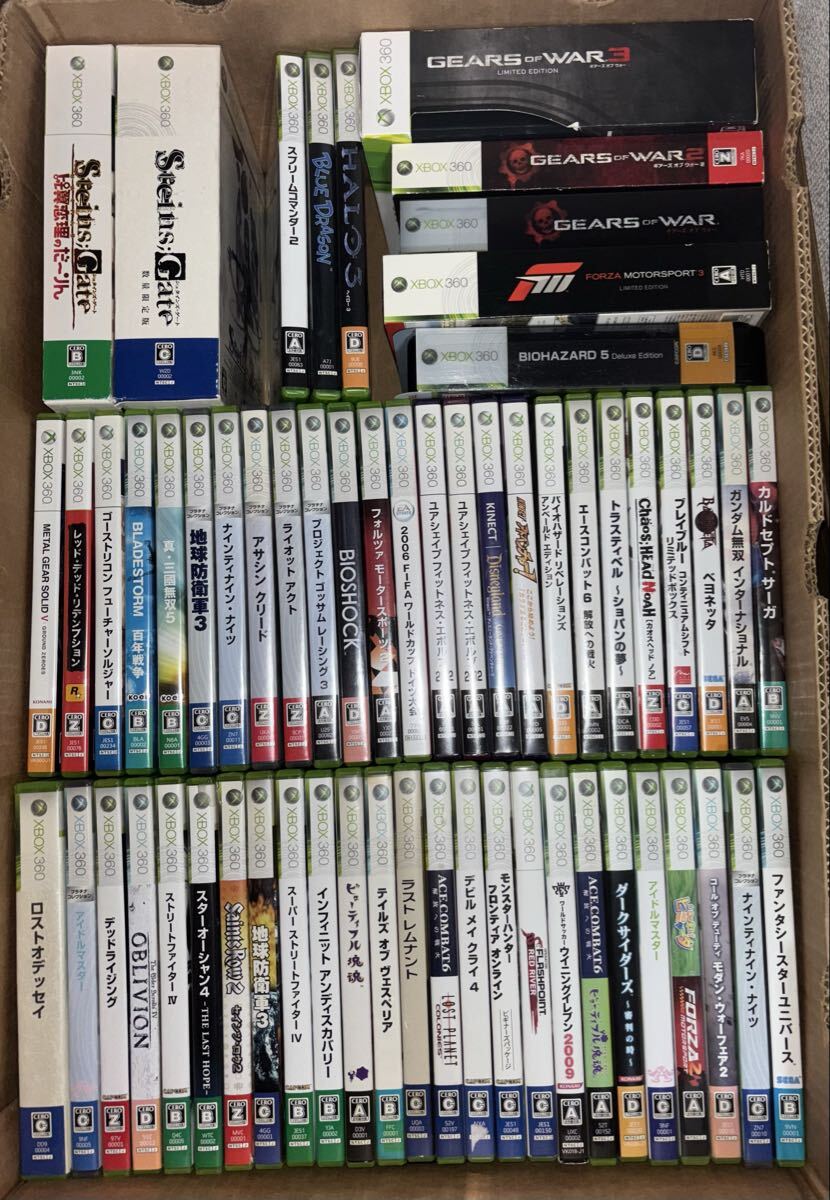 【1円スタート】XBOX360 ゲームソフト 60セット 大量まとめ売り