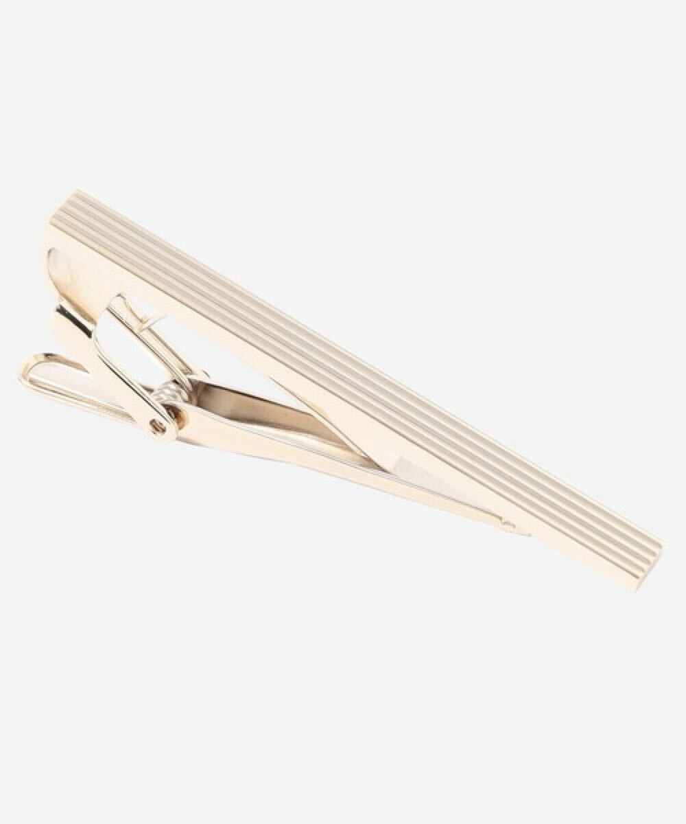 ￥13200 即決 新品 MACKINTOSH LONDON ストライプカッティングタイバー ネクタイピン ゴールド 箱付き マッキントッシュロンドン タイピン_画像2