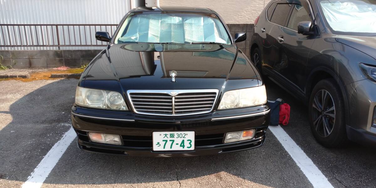 1萬(wàn)円スタート！全込み落札金額のみ! 美車(chē)! 低走行!6萬(wàn)8千kmブラックY33シーマ3リッターターボ 車(chē)検1年6ヶ月有り!!