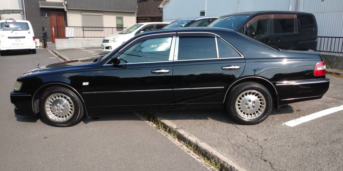 1萬(wàn)円スタート！全込み落札金額のみ! 美車(chē)! 低走行!6萬(wàn)8千kmブラックY33シーマ3リッターターボ 車(chē)検1年6ヶ月有り!!