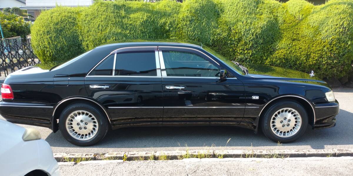 1萬(wàn)円スタート！全込み落札金額のみ! 美車(chē)! 低走行!6萬(wàn)8千kmブラックY33シーマ3リッターターボ 車(chē)検1年6ヶ月有り!!