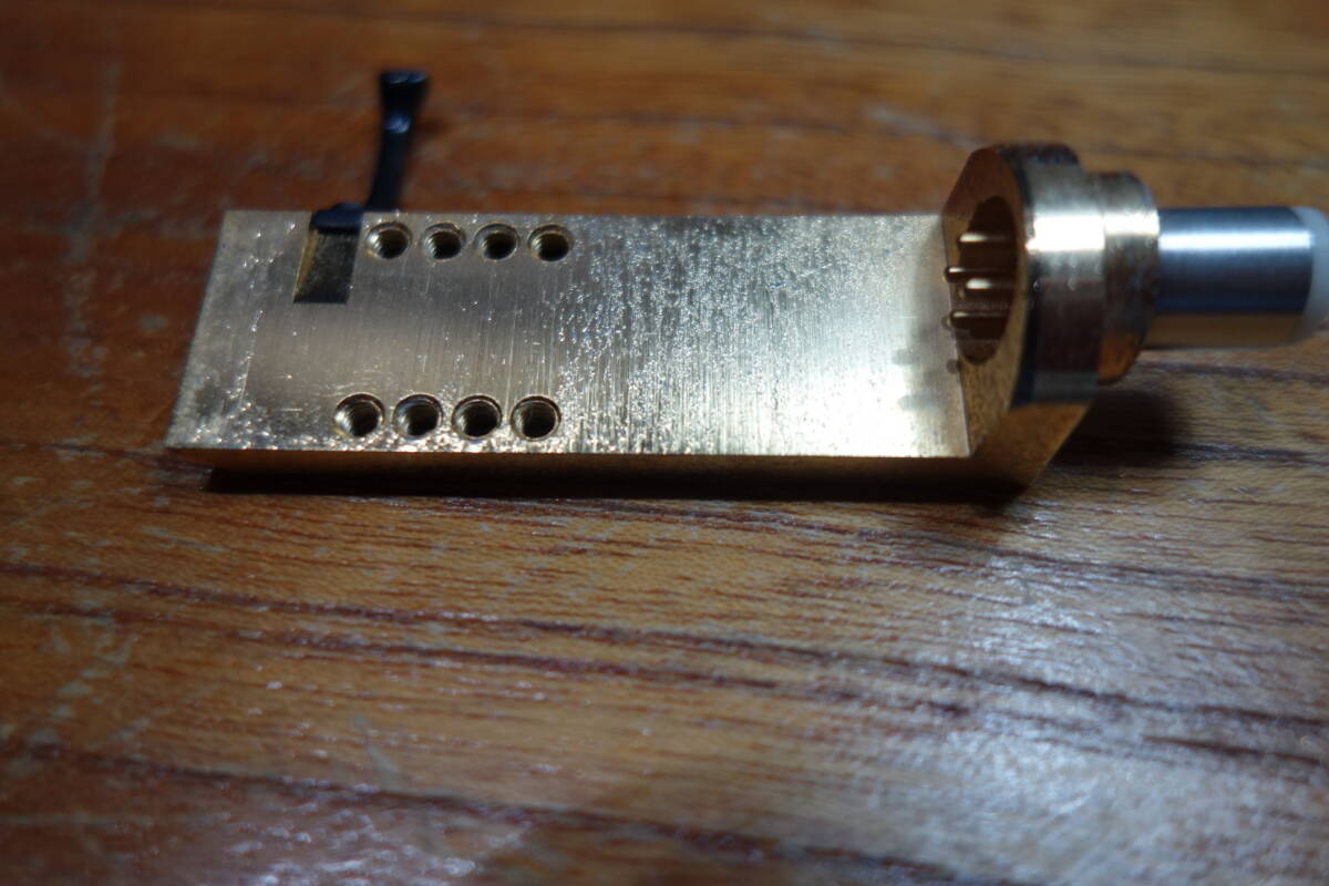 希少 audio-technicaAT-LT-13 GOLD　ヘッドシェル 動作中古品_画像7