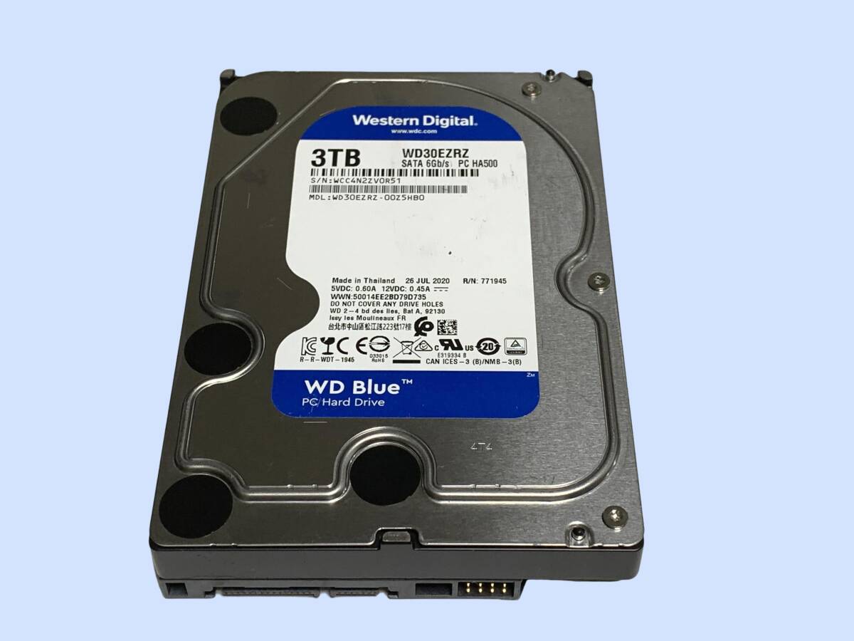 M8749 Western Digital Blue WD30EZRZ 3.0TB 3.5インチSATA 使用 15587時間の画像1