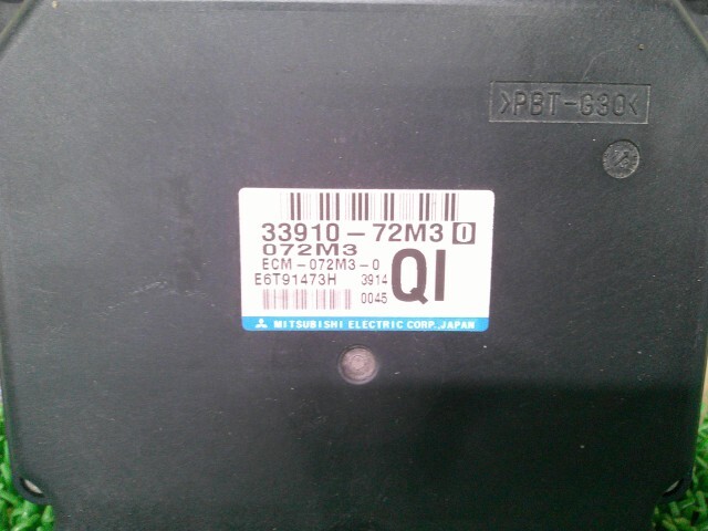 スペーシア DBA-MK32S エンジンコンピューター ZJ3 E6T91473H 33910-72M30_画像2