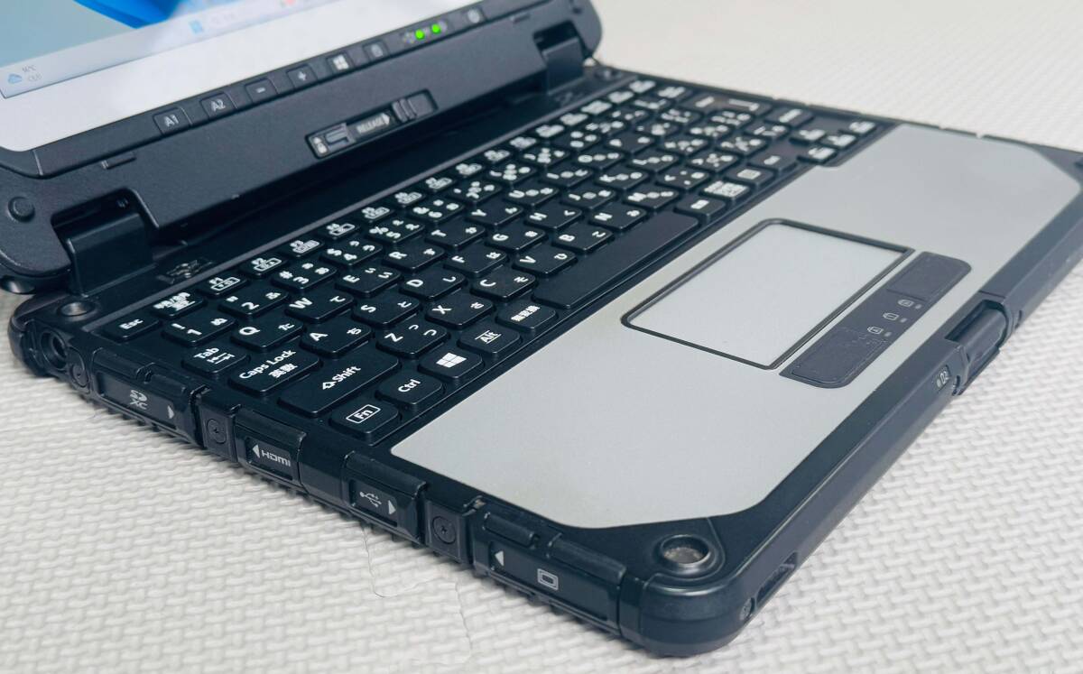  состояние хорошо WUXGA 10.1 дюймовый PANASONIC TOUGHBOOK CF-20 * Core i5-7Y57 память 8GB SSD 256GB камера авторучка есть Windows11 office2019